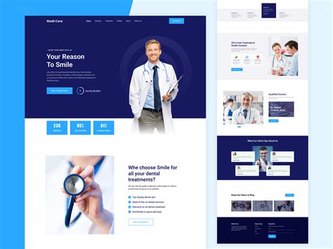 Medical Web Design | Landing Page by Md. Abdulla Al Masum on Dribbble