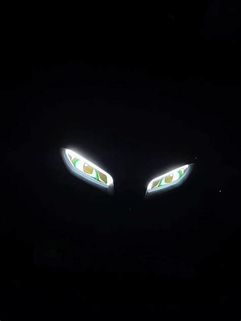 Yamaha MT_15 / 3M UV Printed/Toothless Dragon Eye Sticker (Blue ...