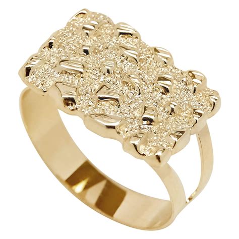 Gold Nugget Ring | Real Gold Jewelry | Bayam Jewelry