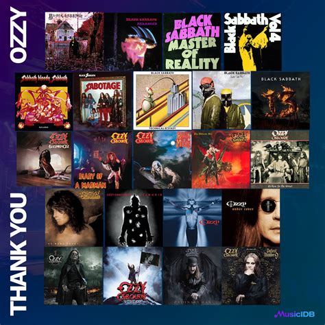 Ozzy Osbourne Discography (+ Album Covers) including Ozzy's Black ...