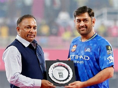 MS Dhoni Felicitated With 'IPL 18' Memento Ahead Of RR vs CSK Clash In ...