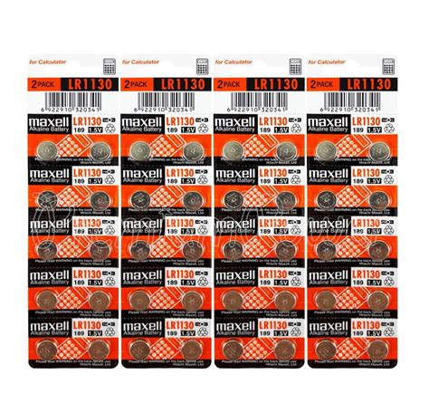 Invento 40pcs 1.5V LR1130 Li-ion Alkaline Battery (Non-Rechargeable ...