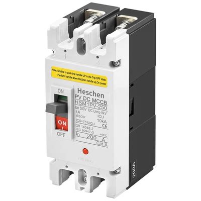 Heschen DC Circuit Breaker MCCB 2-Pin DC550V India | Ubuy