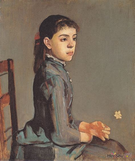 费迪南德·霍德勒(Ferdinand Hodler)高清作品:Portrait of Louise Delphine Duchosal ...