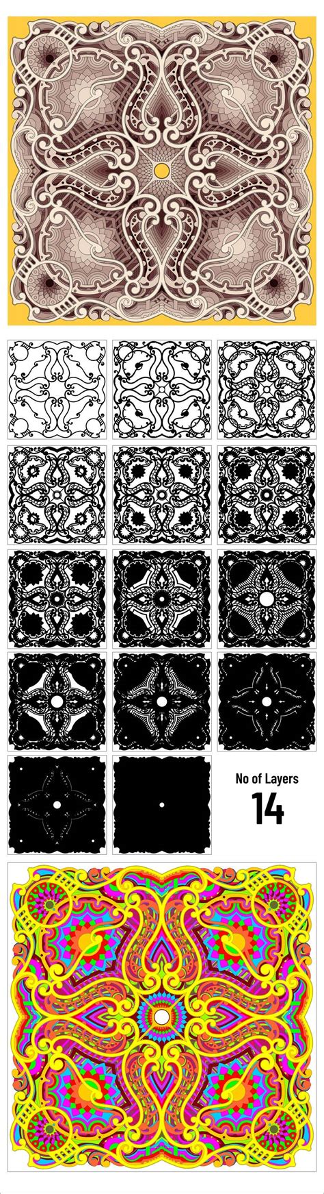 MultiLayered Art in Illustrator (or similar) | Freelancer