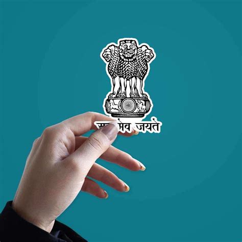 Buy Indian Emblem sticker Online | Stickers | STICK IT UP