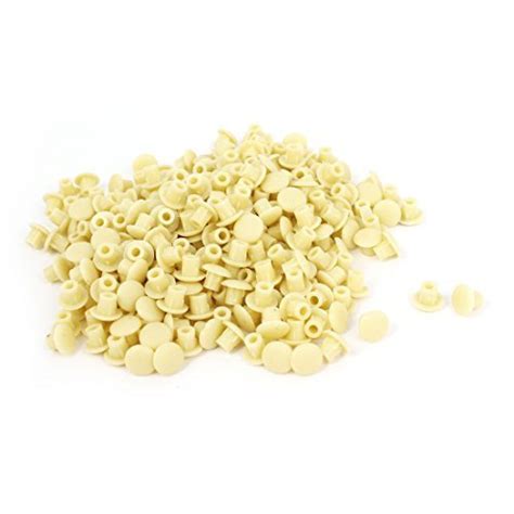 Alcoa PrimeFurniture Yellow Plastic 5mm Hole Drilling Cover Plugs ...