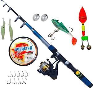 Telescopic Rod - Lightweight Sensitive Fishing Rod, Tournament Quality ...