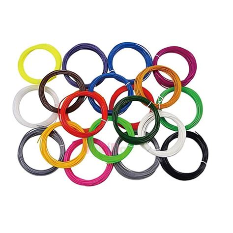 Jugutoz 3D Pen PLA Filament Refill Pack 5 Meter Each 1.75mm Diameter ...