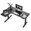 EE EUREKA ERGONOMIC Standing Desk,Electric Height Adjustable L Shaped ...