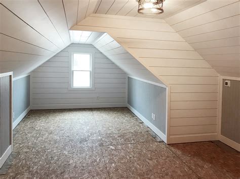 Transforming an Attic Space with Shiplap & Beadboard - WindsorONE