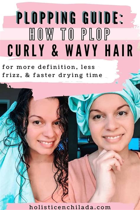 curly hair plopping