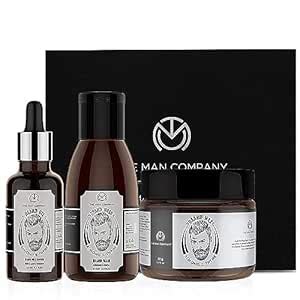The Man Company Beard Growth Kit | Almond & Thyme | Beard Oil 30ml ...