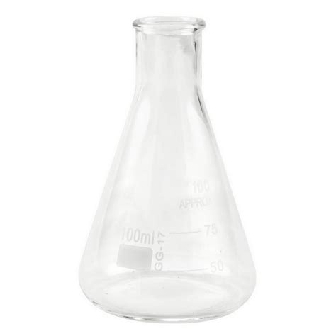 100ml Borosilicate Glass Erlenmeyer Flask