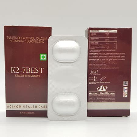 K2 7 best - Tablets of Calcitriol Calcium Vitamin K2 7, Boron and Zinc ...