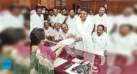 Mather: Jebi Mather Files Her Nomination | Thiruvananthapuram News ...