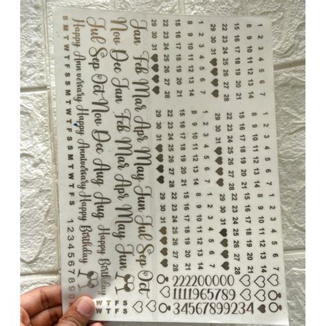 Calendar metal Sheet – Resin24