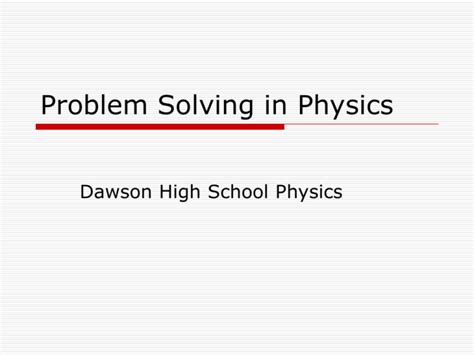 Problem Solving in Physics 的图像结果