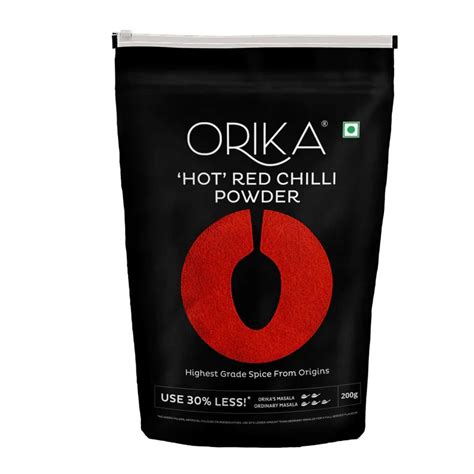 Orika Hot Red Chilli Powder 100, 200 & 500 gm – Orika Spices India