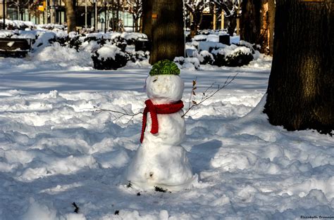 Morristown New Jersey Snowmen fall from heaven....... unassembled ...