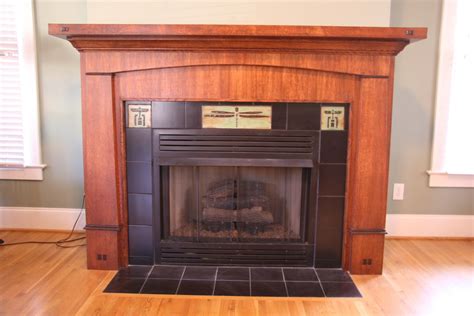 Hand Crafted Custom Craftsman Style Fireplace Mantle And Surround by ...
