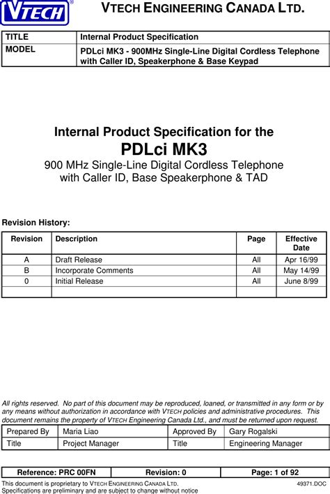 VTech Phone User Guide 的图像结果