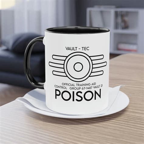 Fallout Vault Tec Training Aid Poison Two-tone Coffee Mug - Etsy