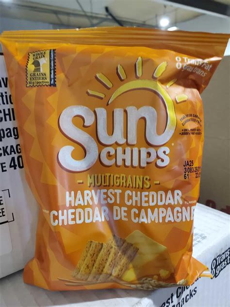 Sun Chips Multigrains Harvest Cheddar Chips 40X40g