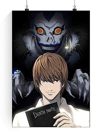Times Comic Death Note Light Yagami And Ryuk Poster | Ryuk Yagami Death ...