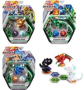 Bakugan GEOGAN RISING - STARTER PACK SAISON 3 - Billes Geogan Avec 6 ...