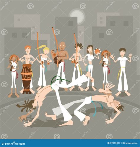 Brazilian Martial Art Capoeira Stock Vector - Illustration of clipart ...