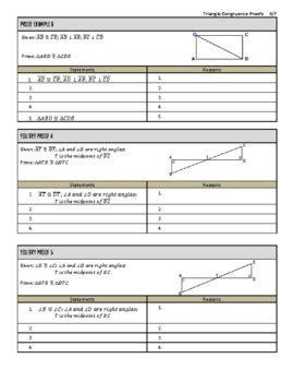 Triangle Congruence Proofs by 99 Problems | Teachers Pay Teachers