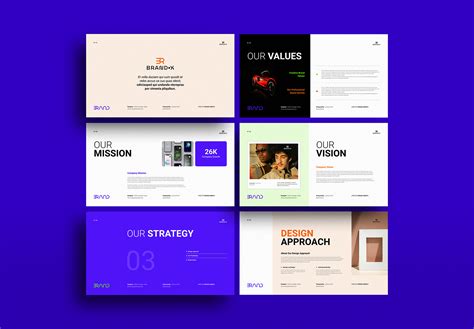 Brand Guideline Presentation Template Keynote Key, Presentation Templates