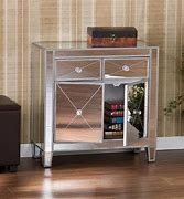 Image result for Mirrored Console Cabinet with Doors