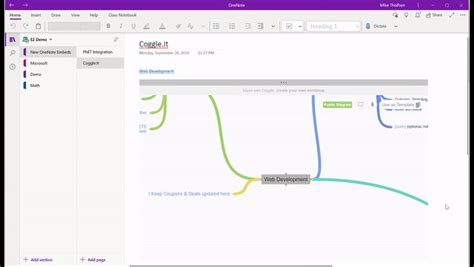 Image result for Coggle in One Note