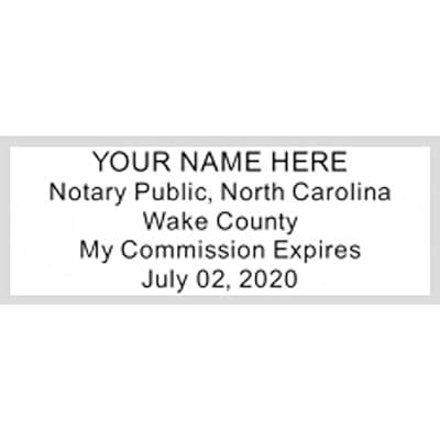 North Carolina Notary 4913 Black Stamp | Printy | Ubuy India