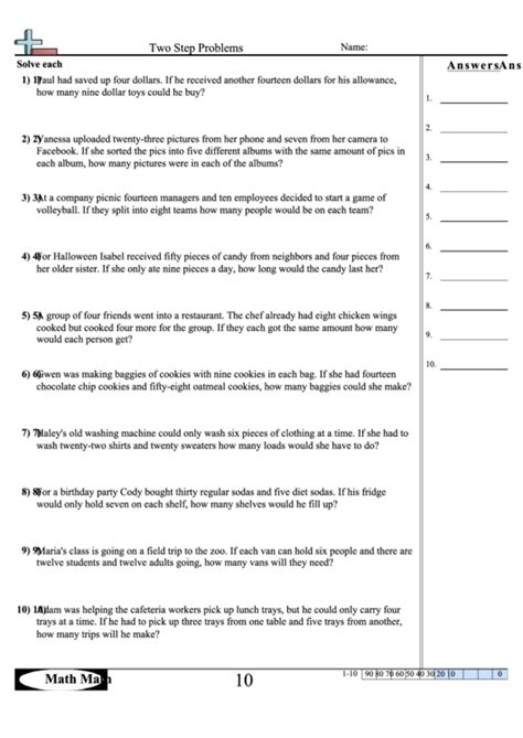 Image result for Math Problems with Answers