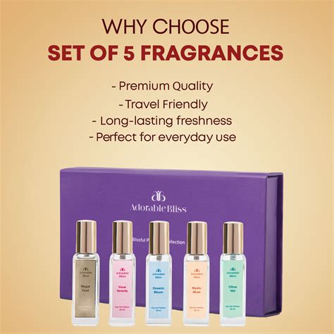 BLISSFUL PERFUME COLLECTION (5*20ML) – Adorable Bliss