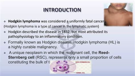 hodgkin lymphoma in children with case presentation | PPTX