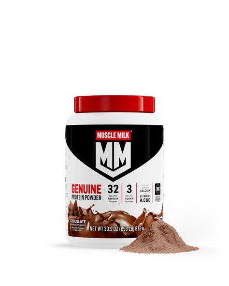 Muscle Milk Chocolate Genuine Protein Powder (30 oz) | Gatorade ...