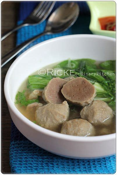 Just My Ordinary Kitchen : HOMEMADE MEAT BALL (BAKSO  