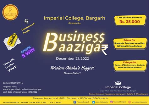 Business Baazigar | Imperial College Bargarh