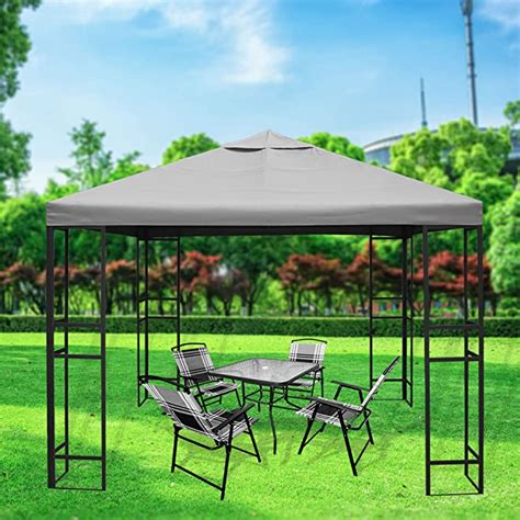 Waterproof Khaki/Beige Gazebo Tent for Outdoor | Terrace | Cafeteria ...