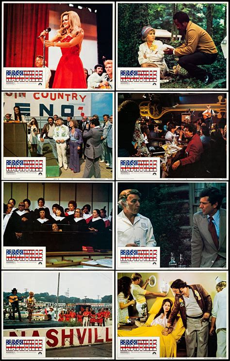 Nashville Movie Poster 1975 Lobby Card Set (8-11x14)