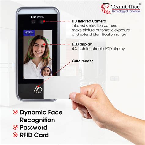 Bio-Park D01 Ai Based Dynamic Face Recogntion Attendance Device