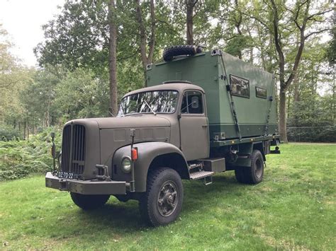 LKW Expeditionsmobil Saurer 2DM Allrad mit Dornier FM2 shelter in Bunde ...