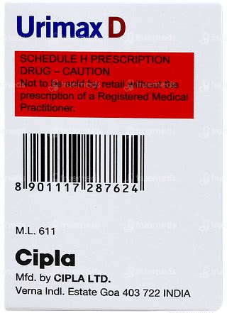 Urimax D Tablet 30: Uses, Side Effects, Price & Substitutes