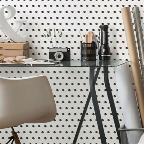 Patterned Wallpaper – Watercolour Dots 02 – black | wall-art.com