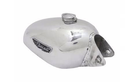 DUCATI 350CC SCRAMBLER ALUMINUM PETROL TANK WITH BADGES AND WITH CAP ...