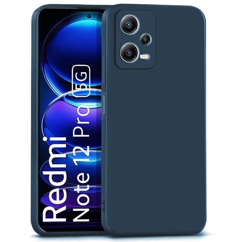WOW IMAGINE Slim Ultra Soft Rubberised Back Cover for Redmi Note 12 Pro ...
